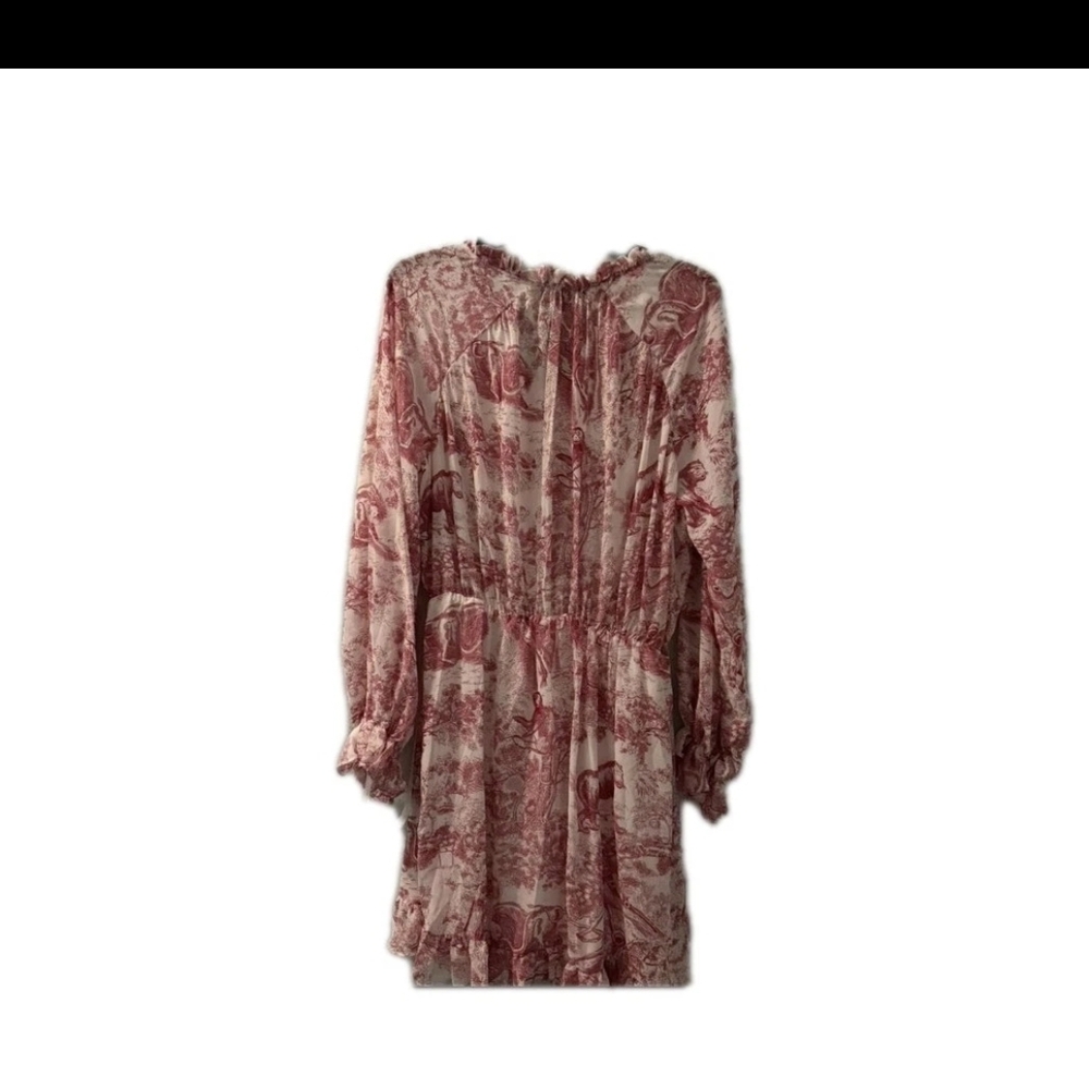 Missguided Red Patterned Dress - Picture 2 of 2